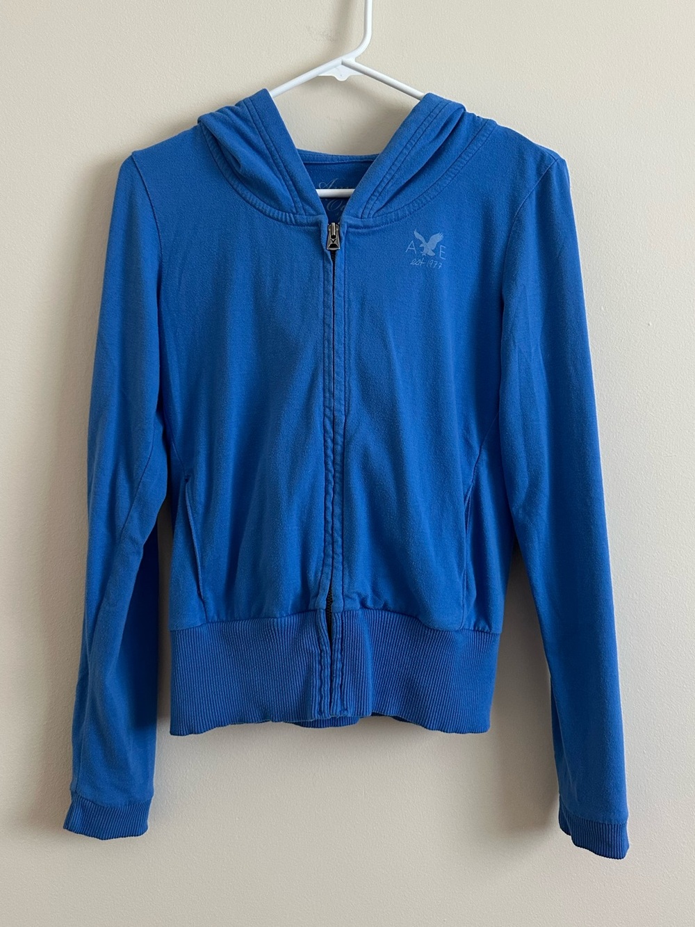 A&E Blue Zip Up Hoodie